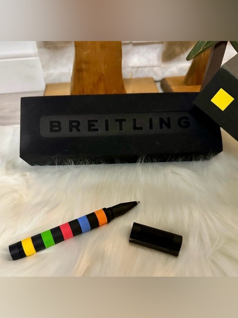 NEW!! Breitling Watch Timepiece Limited Edition Multicolor Collector’s Pen